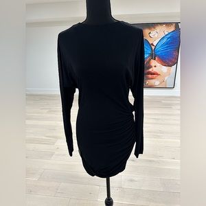 BCBGMaxAzria Black Midi Dress
